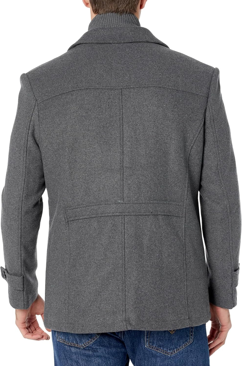 Elevate Your Winter Wardrobe with Our Slim Fit Men's Wool Pea Coat - Stylish, Comfortable, and Perfect for Any Occasion