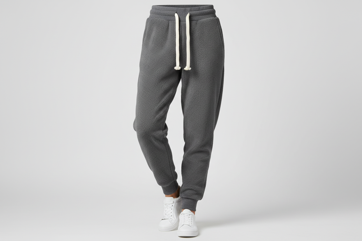 Winter Pants for Women Fleece Warm Loose Casual Pants Comfort Drawstring Solid Color Sports Athletic Jogger Pants