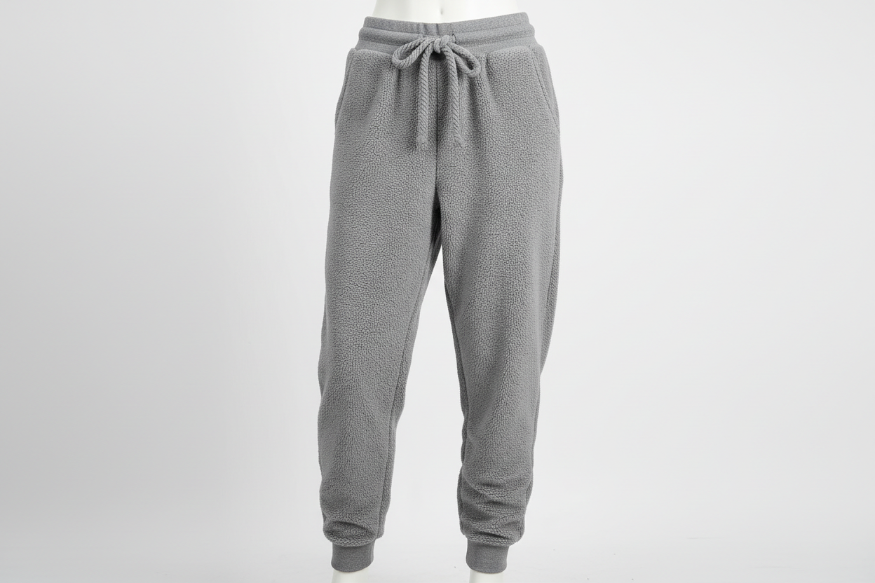 Winter Pants for Women Fleece Warm Loose Casual Pants Comfort Drawstring Solid Color Sports Athletic Jogger Pants