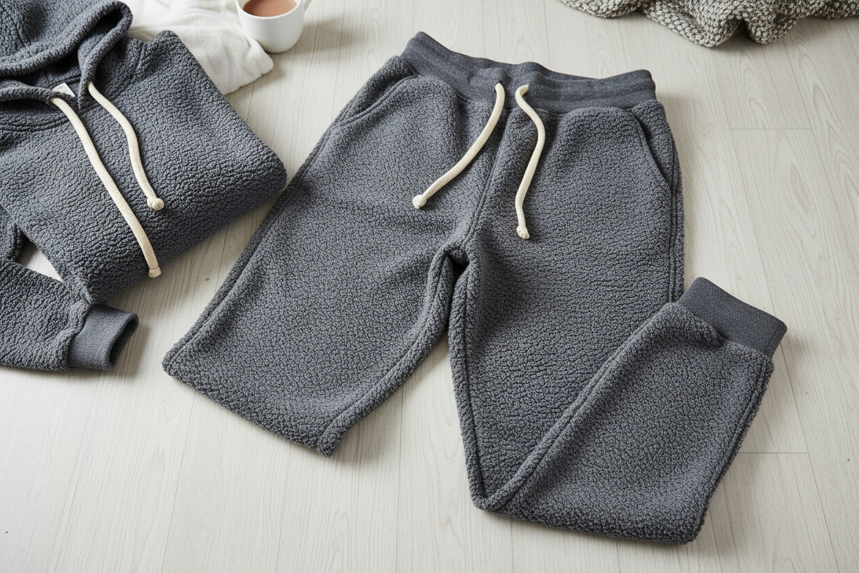 Winter Pants for Women Fleece Warm Loose Casual Pants Comfort Drawstring Solid Color Sports Athletic Jogger Pants